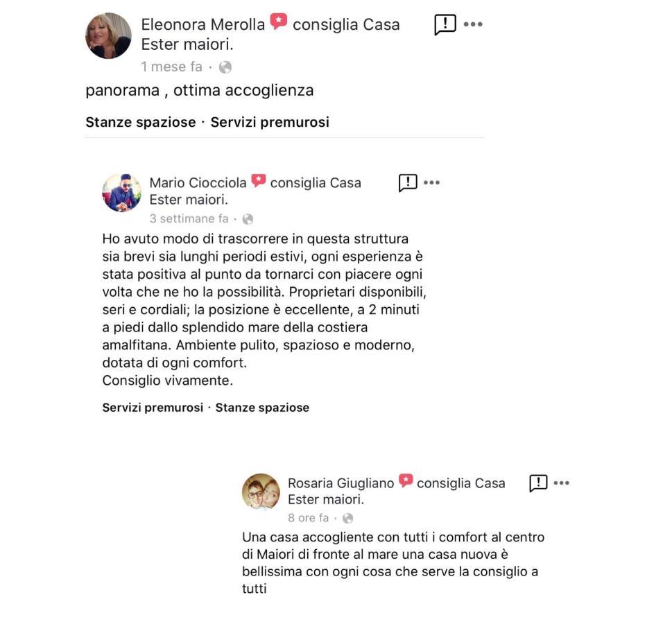 Casa Ester E Antonella Майори Екстериор снимка